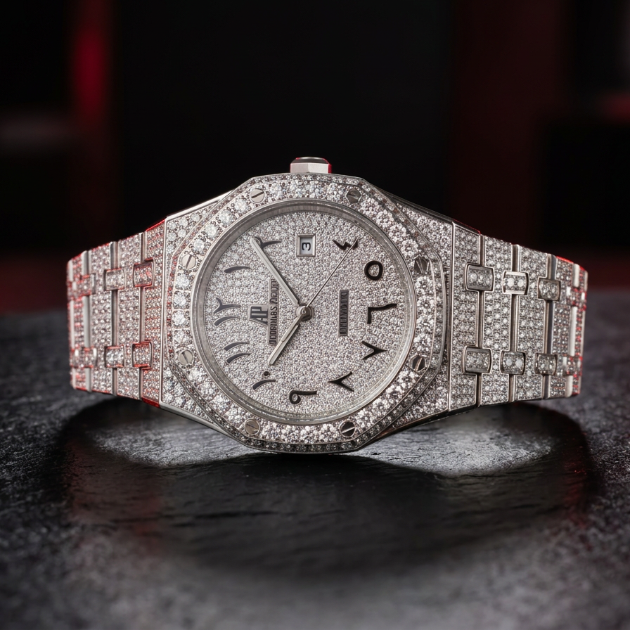AP Moissanite Ice Watch